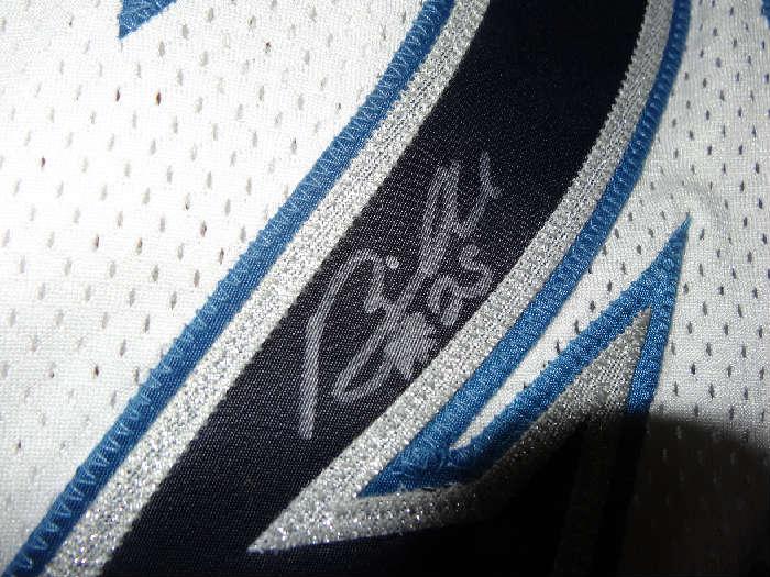 Al Jefferson's signature. (This item is not from Sid Hartman)
