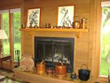 Nice selection of primitive pieces
Nice butter churn
Copper accent items