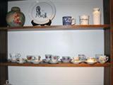 Demi cups and saucers & misc