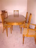 Drexel DR table with 6 chairs 1960's?