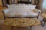 Victorian inspired sofa by Cellini of Brooklyn in excellent condition