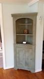 Pine corner cabinet