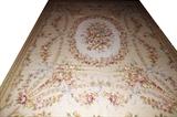 Lot#1059, AUBUSSON STYLE RUG, 12' 2" X 8' 10"Ivory ground.