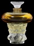 Lot#1236, LALIQUE GLASS 'LES SIRENS' PERFUME BOTTLE, H 4 1/2"Signed "Lalique, France C 402" at the base.