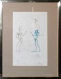 Lot#2081, SALVADOR DALI, INTAGLIO PRINT, 16" X 11"Pencil signed, XLIII/LXXV; under glass, framed.