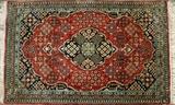 Lot#2195, QUM PERSIAN SILK RUG, 3' 0" X 2' 0"