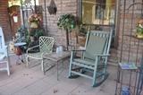 Patio furniture, tile top tables, misc.