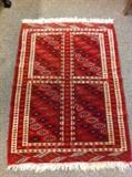 handwoven wool-on-wool rug
