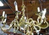 solid brass chandelier