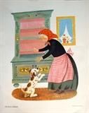 vintage Leonard Weisgard Mother Goose nursery prints