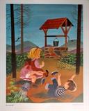 vintage Leonard Weisgard Mother Goose nursery prints