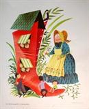 vintage Leonard Weisgard Mother Goose nursery prints