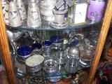 Silver Salt & Pepper Shakers; Sterling Salts; Inkwells; 