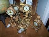 Figural dresser clock collection - New Haven, Waterbury, Seth Thomas