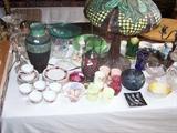 Bavarian China Pieces; Victorian Art Glass; Mid Century Modern Art Glass