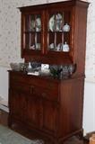 Henkel Harris Hutch/China Cabinet Wild Black Cherry 