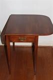 Henkel Harris Pembroke End Table Wild Black Cherry