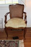 Kindel Cherry Wicker Back Arm Chair 