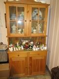 Pine China Cabinet