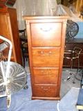 wooden file cabinet