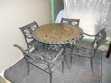 iron patio set