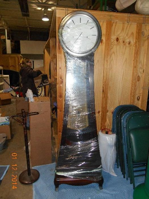 Howard Miller "double faced" grandfather clock