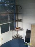 metal corner shelf
