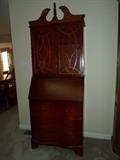 vintage mahogany drop front secretary