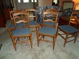 set of 6 chairs, maple, I think