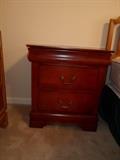 pair of these cherry nightstands