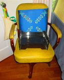 Great vintage office chair & office supplies