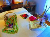 Great colorful vintage headbands & scarves