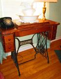 beautiful Singer sewing machine cabinet