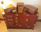 Great Orientalist Cabinet & Fantastic Selection of Antique Boxes