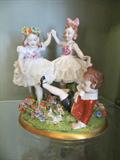 Fantastic Dresden Figural Group!