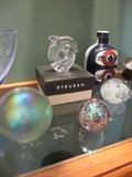 Stueben, Glass Eye Studio Glass & Royal Copenhagen!