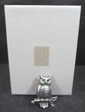 RETIRED JAMES AVERY STERLING SILVER "OWL ON A BRANCH" BROOCH WITH ORIGINAL BOX!