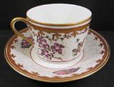 ANTIQUE OVERSIZED CUP & SAUCER BY SAMSON OF PARIS!