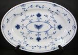 VINTAGE BING & GRONDAHL BLUE & WHITE BUTTERFLY PLATTER!