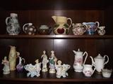 Collection Pitchers, Tea Pots, German Bisque