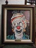 Red Skelton signed art - Swami