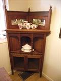 Darling Antique Corner Cabinet