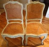 6 French  Painted Side Chairs