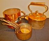 Antique French  Copper Cookware