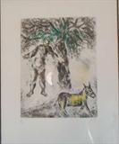 Chagall Colored Etching ed. of 100