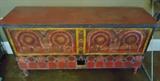 Hand painted Folk Art Chest