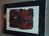 Signed Abstract Print