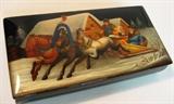 "Winter Troyka" lacquer box