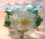 Stevens & Williams footed bowl