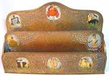 Tiffany "Zodiac" enamel decorated paper rack